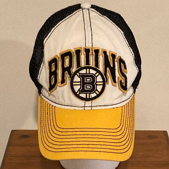 Boston Bruins Old School Reebok Superflex Faceoff Edition Baseball Cap Size S/M - Picture 13 of 13